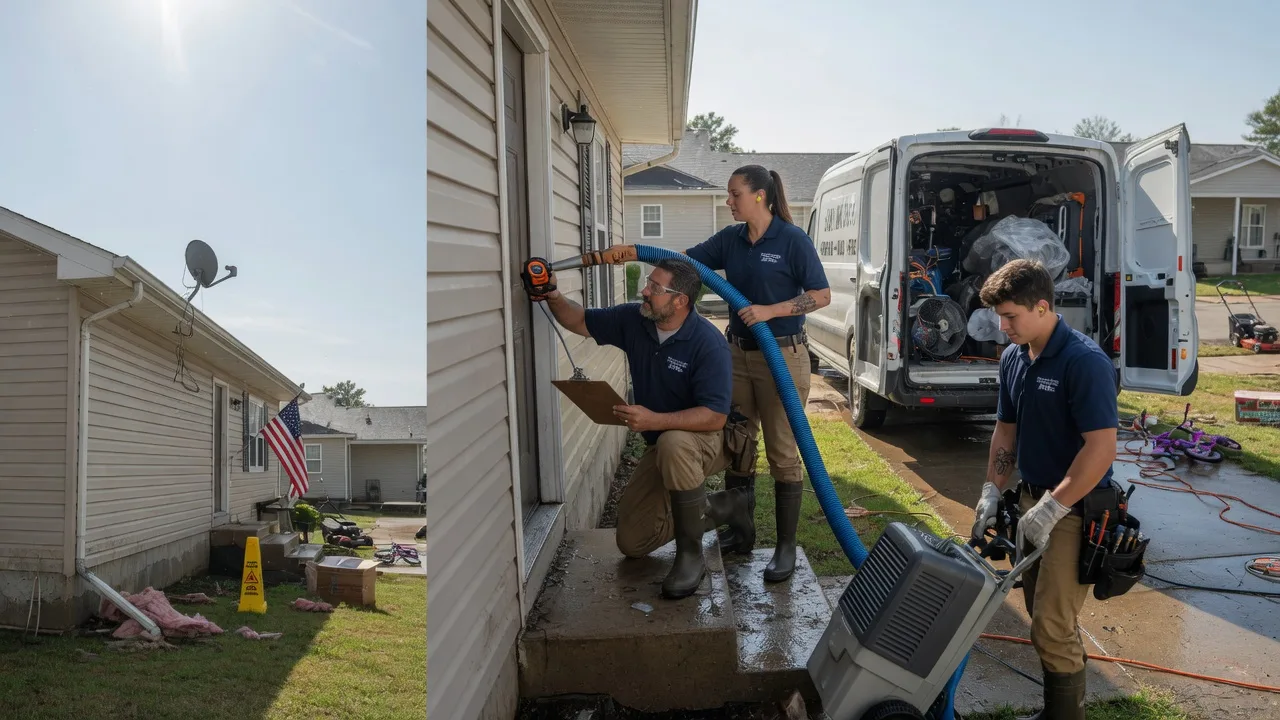 Ceiling Water Damage Restoration in Beaverdam, VA near me